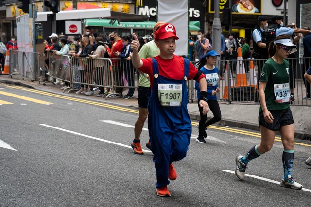 super mario corsa maratona veloce