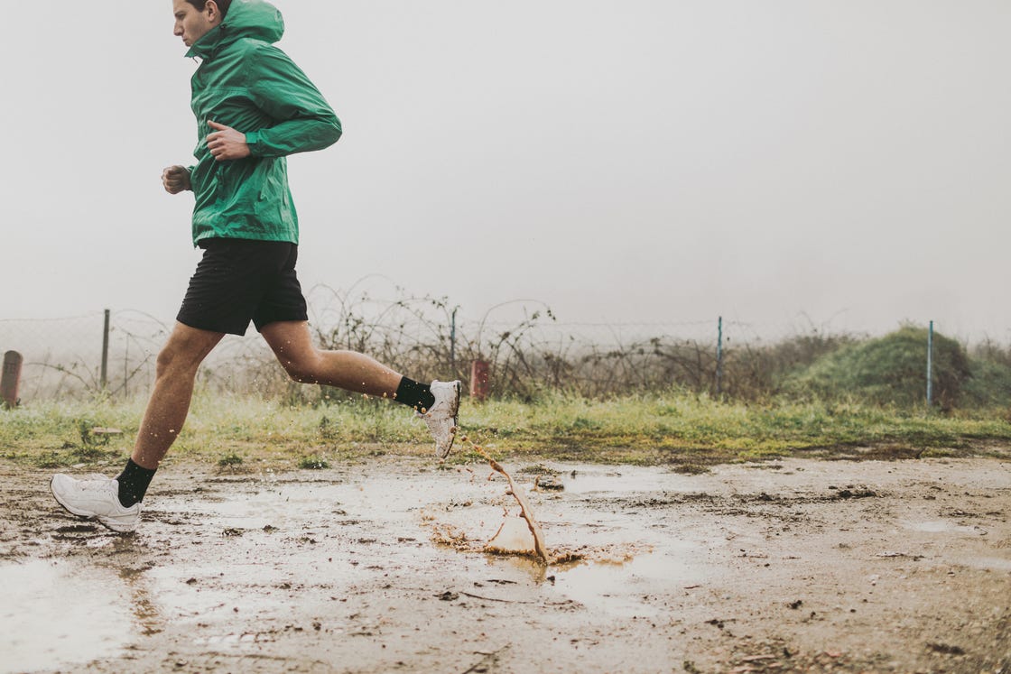 runner in action