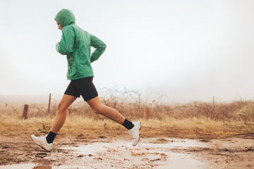 runner in action