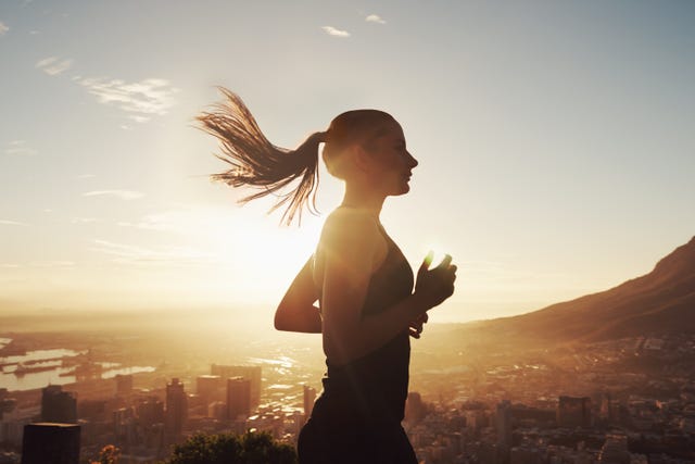 runner in sunshine