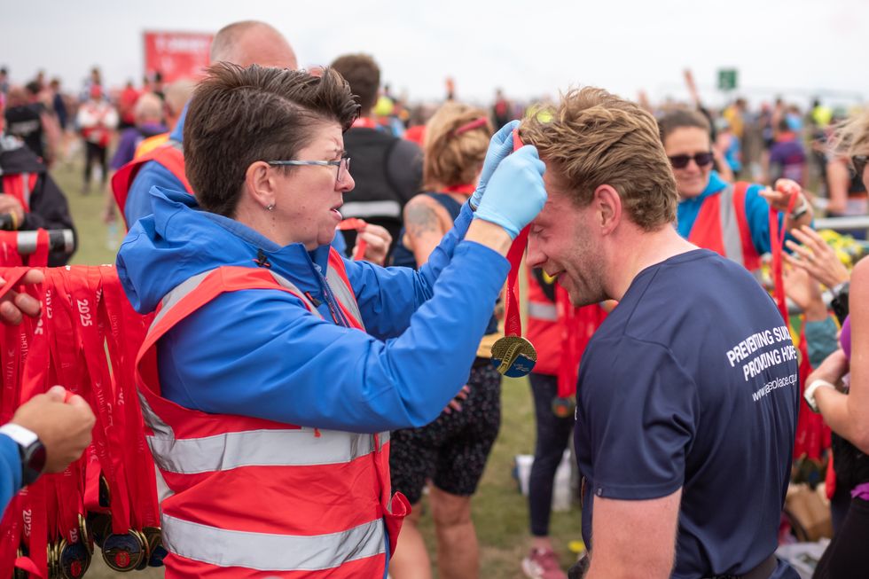 competitors take part in the great north run 2025