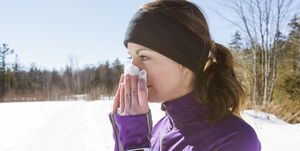 running while sick, running with a cold