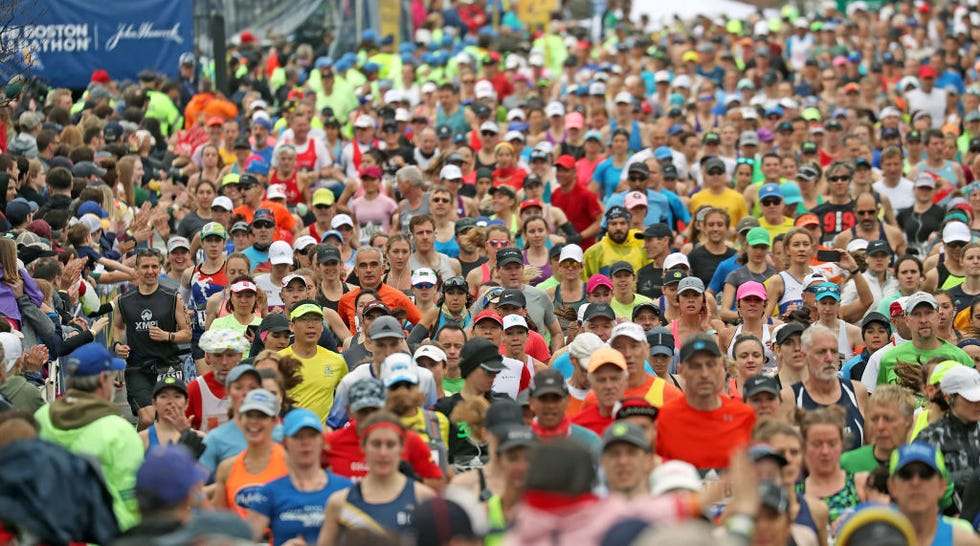Salida del Maratón de Boston 2019