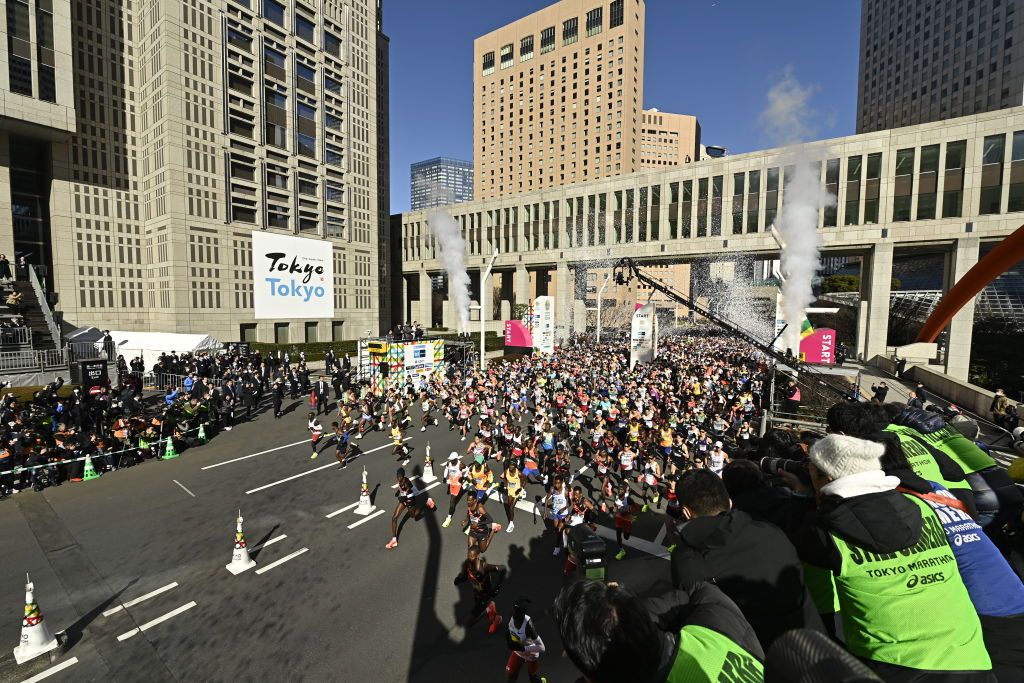 Tokyo Marathon Results Highlights From The 2024 Tokyo Marathon   Runners Are Seen During The Departure Of The Tokyo Marathon News Photo 1709435994 