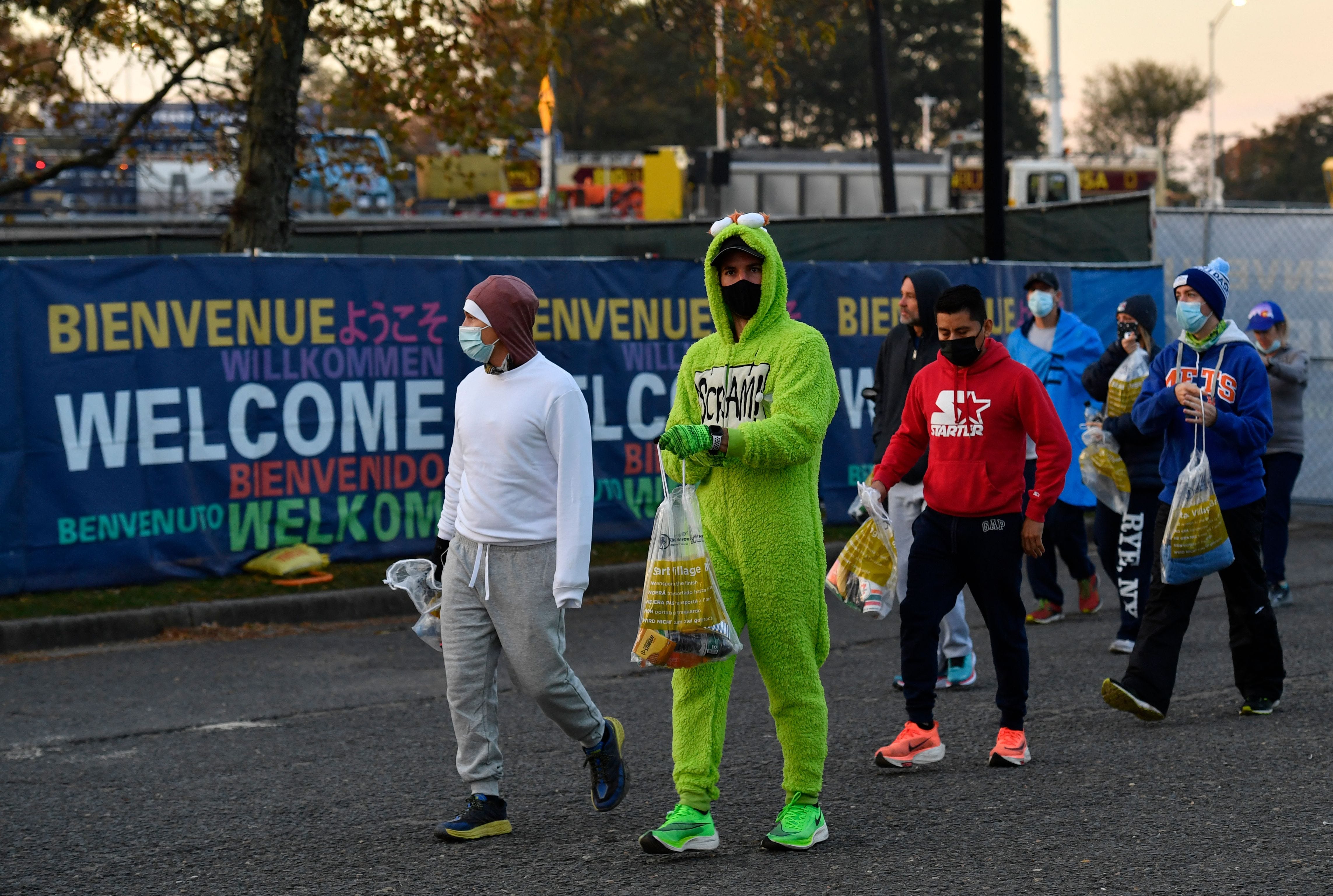 What to Wear at the Start of the New York City Marathon