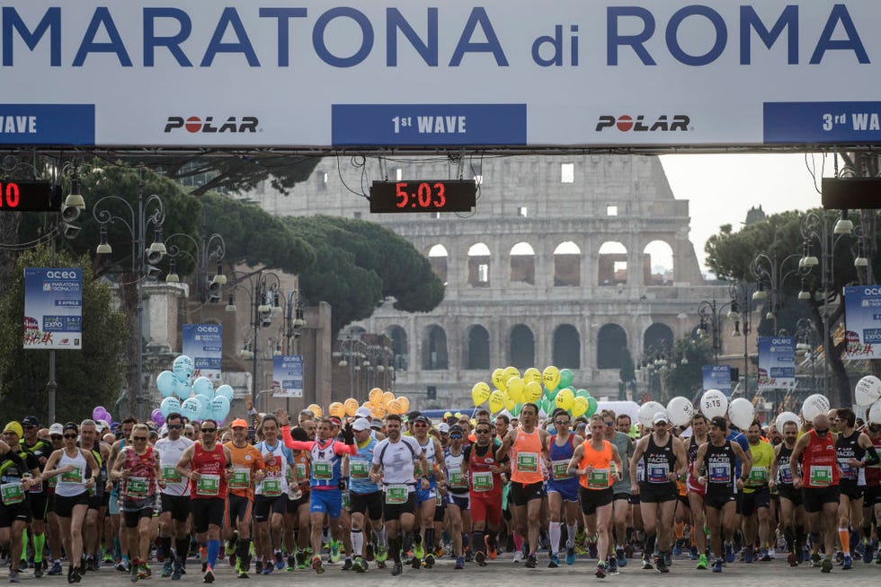 Maratón de Roma en 2018. 