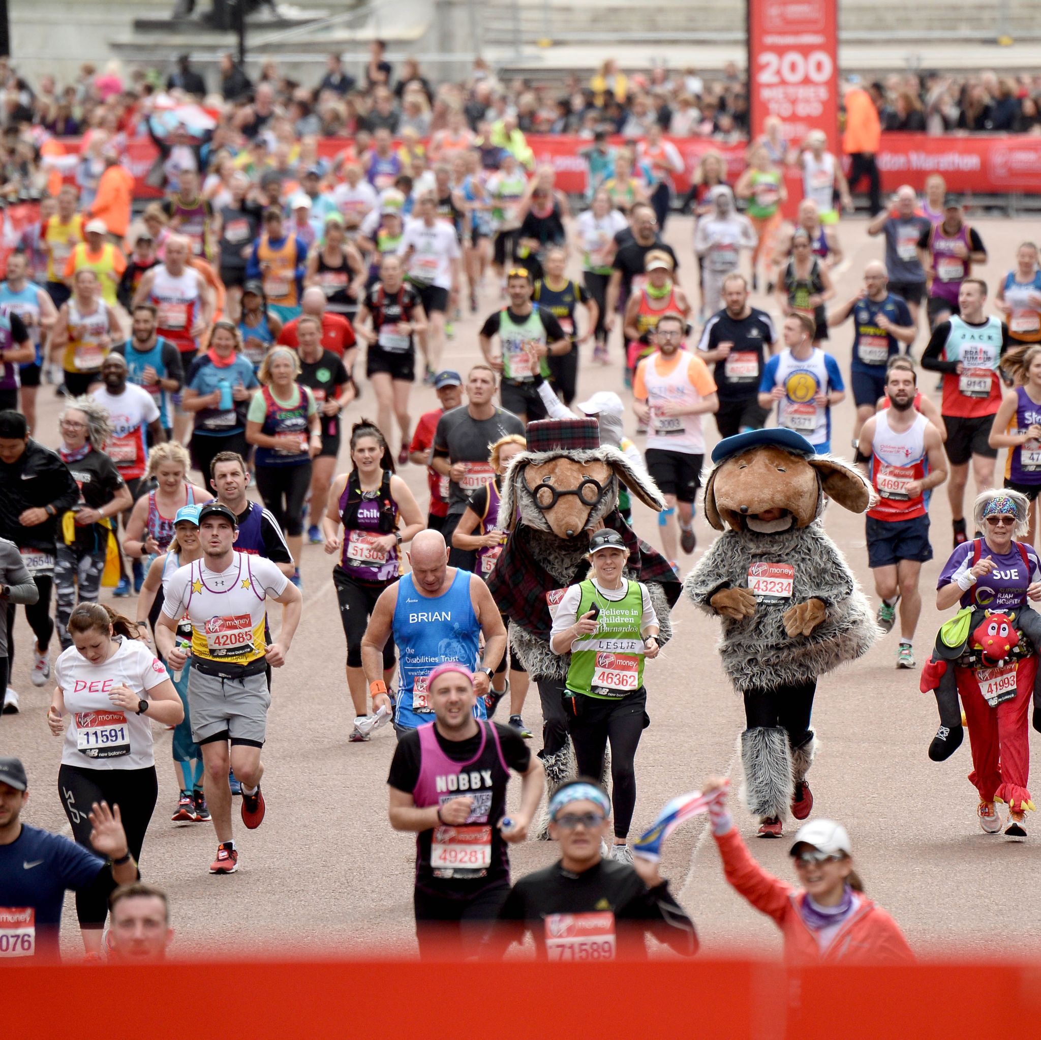 most popular running shoe london marathon