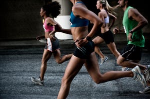 runners in a foot race