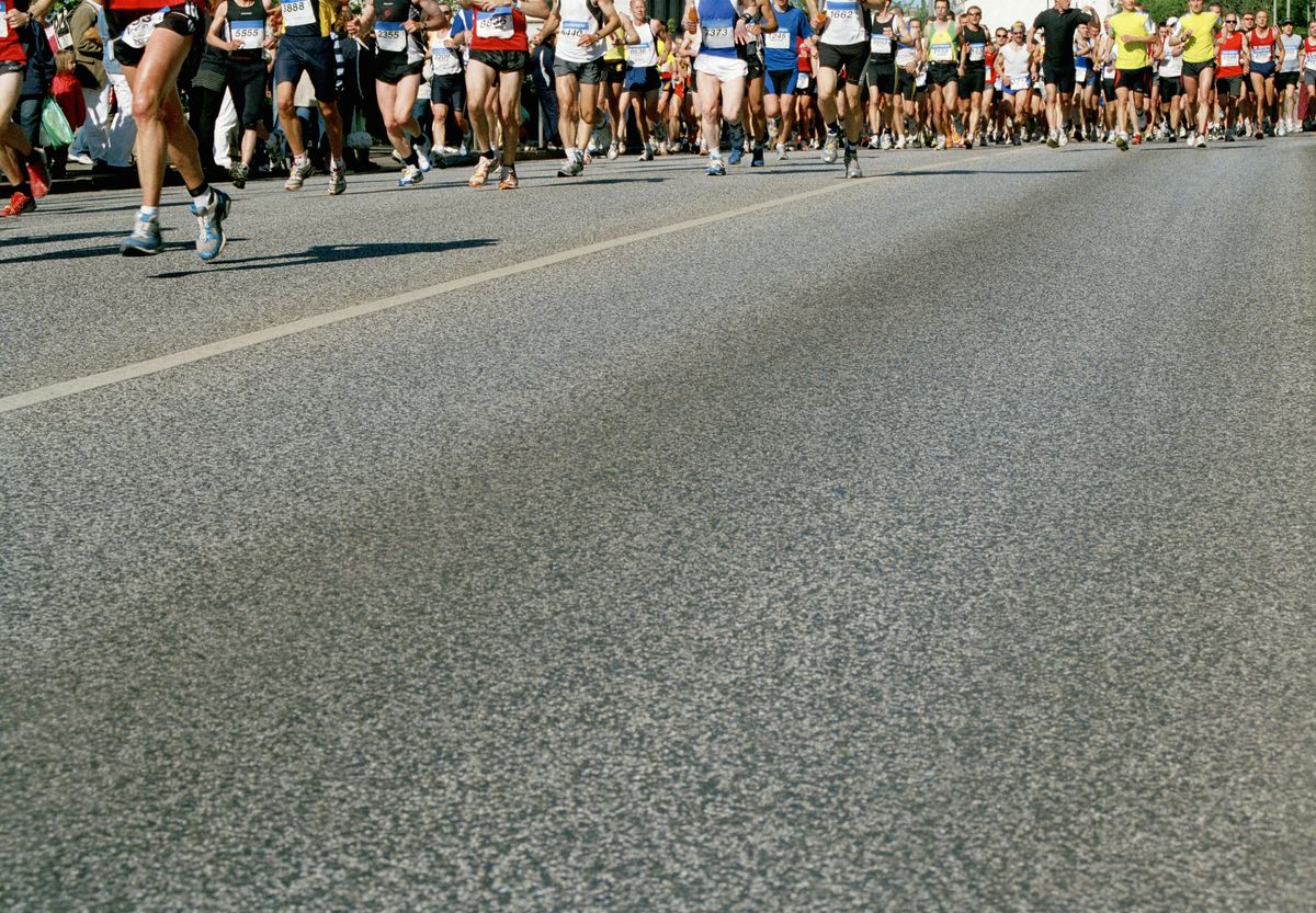runners in a marathon