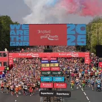 competitors take part in the great north run 2025