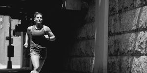 Black, Monochrome, Black-and-white, Standing, Physical fitness, Monochrome photography, Photography, Leg, Running, Muscle, 