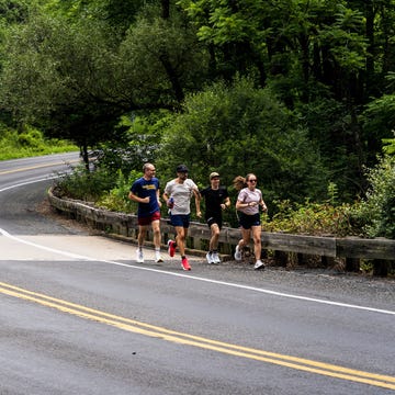 running group outside