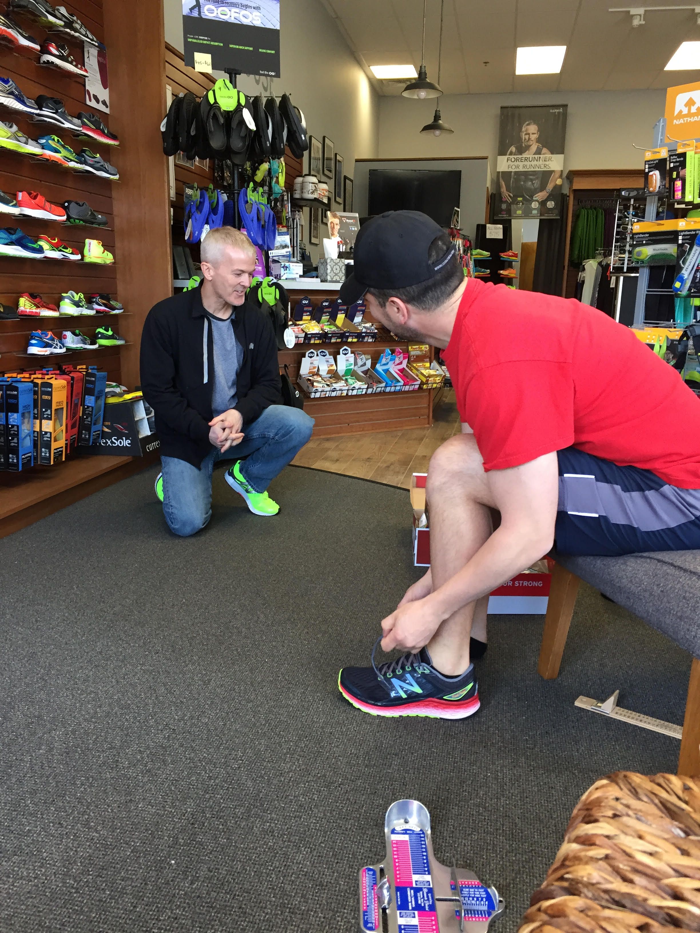 Professional running store shoes store