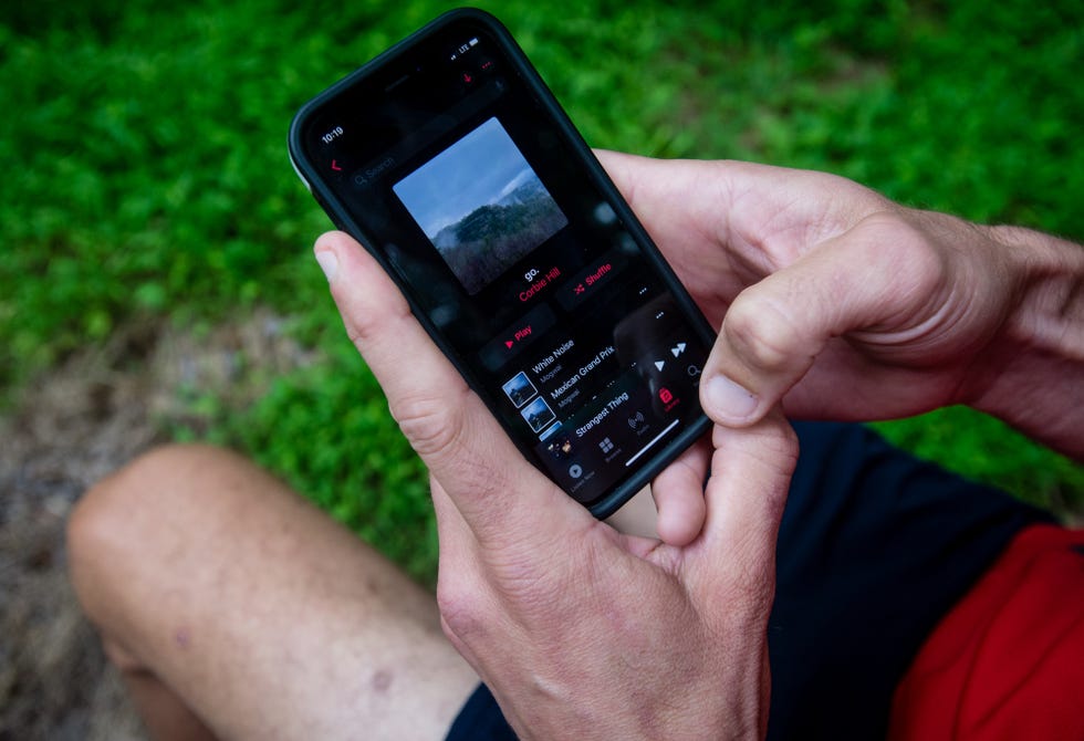 after facing a leukemia diagnosis, corbie hill took up running in his town of pittsboro, north carolina he finds solace in running, and the music he listens to while out on the trails his playlist for everyday running is 54 hours long, and is comprised of run worthy songs representing 25 years of music phases, from the pearl jam, beastie boys and beck that he loved as a teenager to the bruce springsteen, war on drugs, billy woods, ibibio sound machine and hayes carll that speaks to him at 40