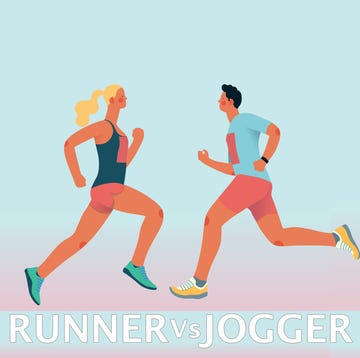 Running Vs Jogging: Is there a difference? an illustration of a runner and a jogger