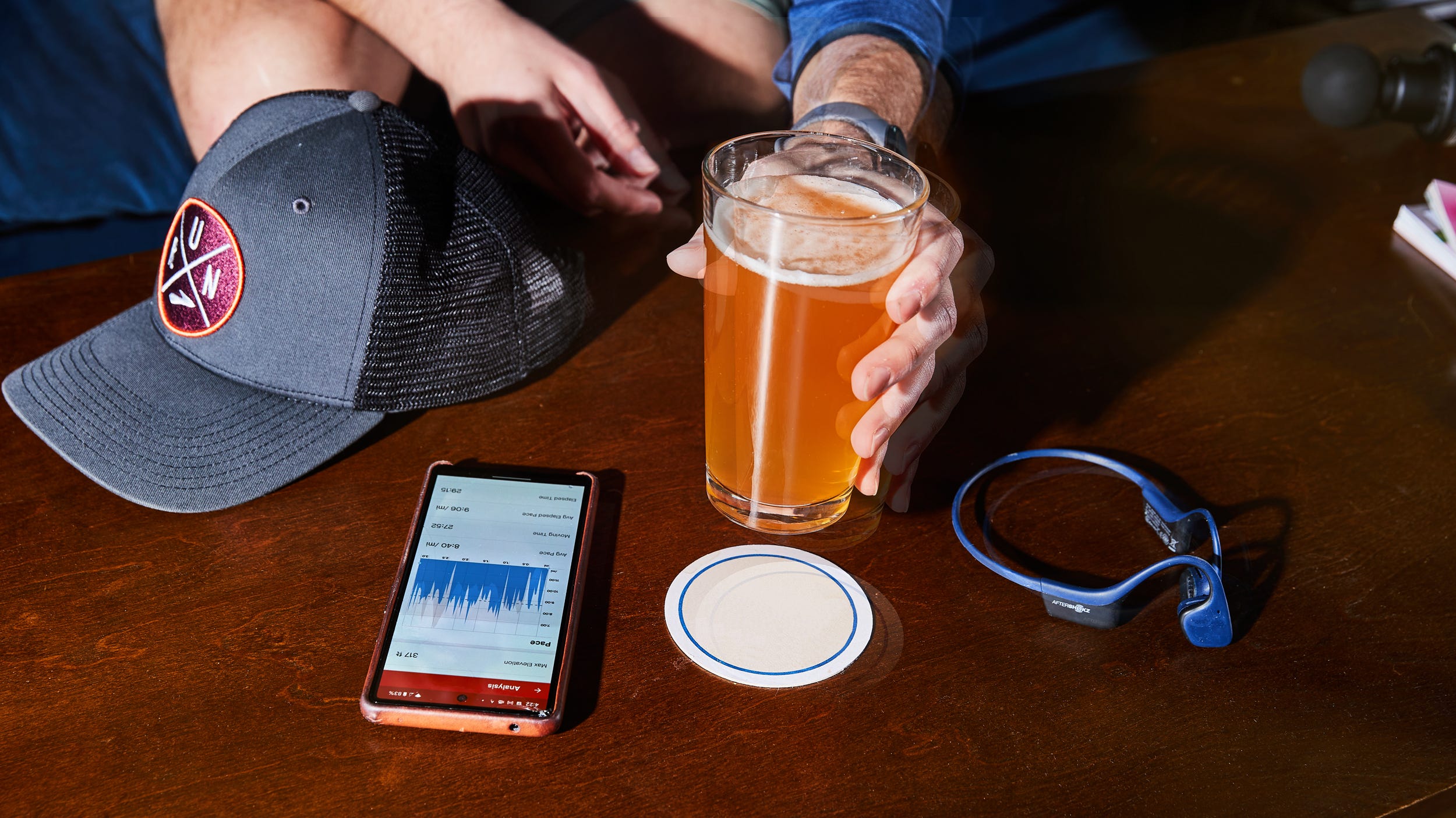 Does Running Have a Drinking Problem?