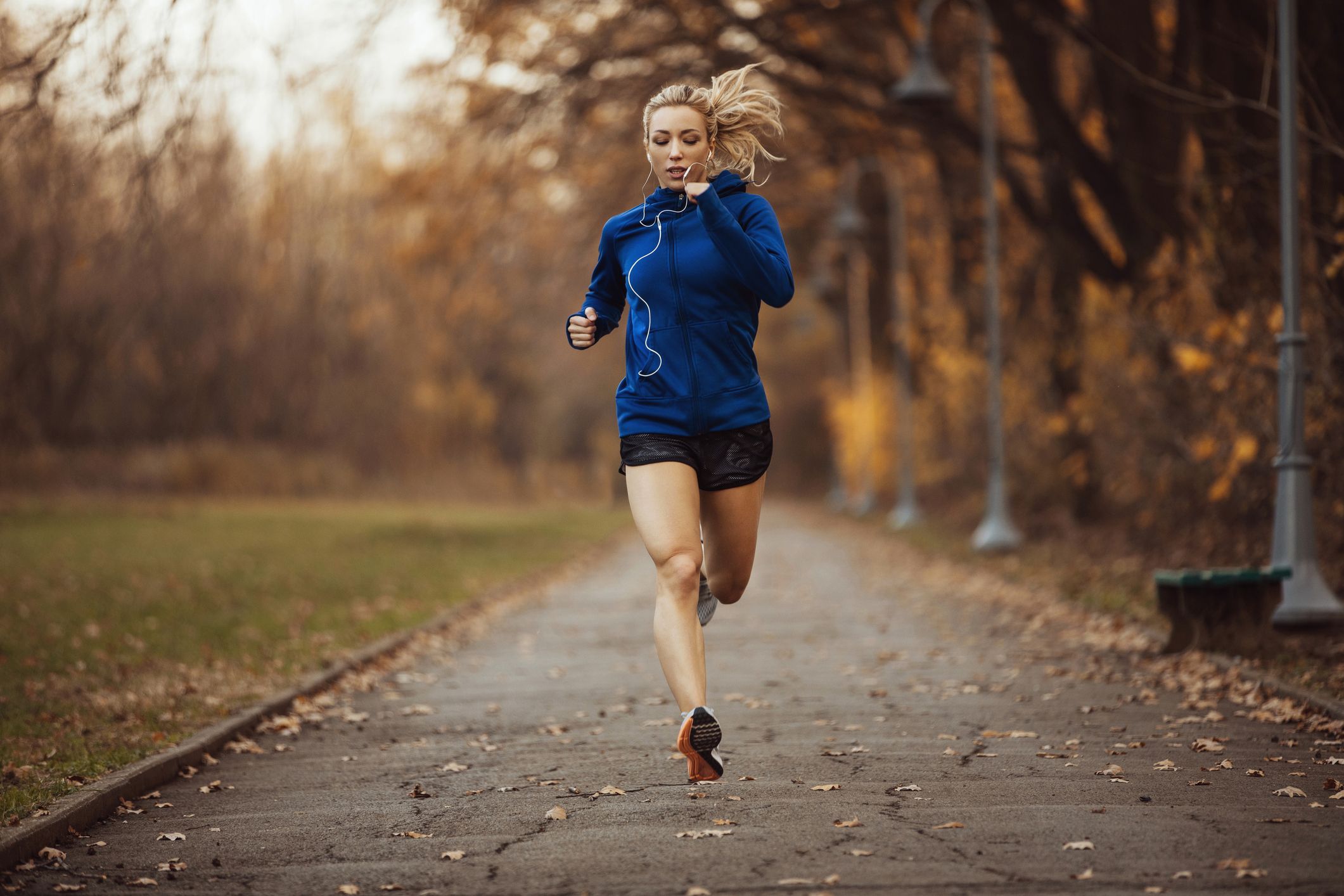 earphones while jogging