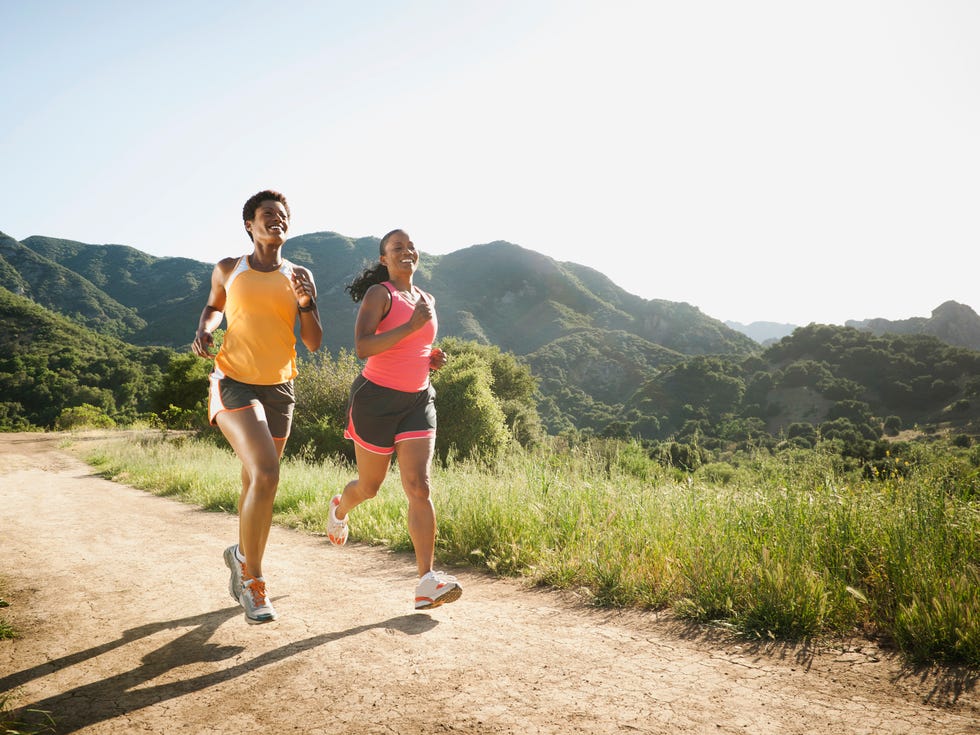 running and happiness