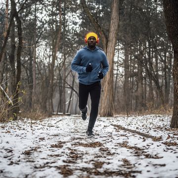 running on snow