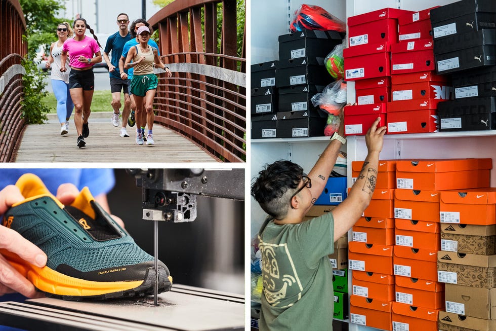 shoe test collage