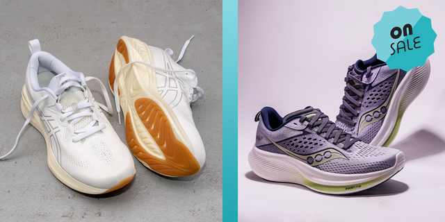 asics gel cumulus 25 running shoes, saucony ride 17 sneaker