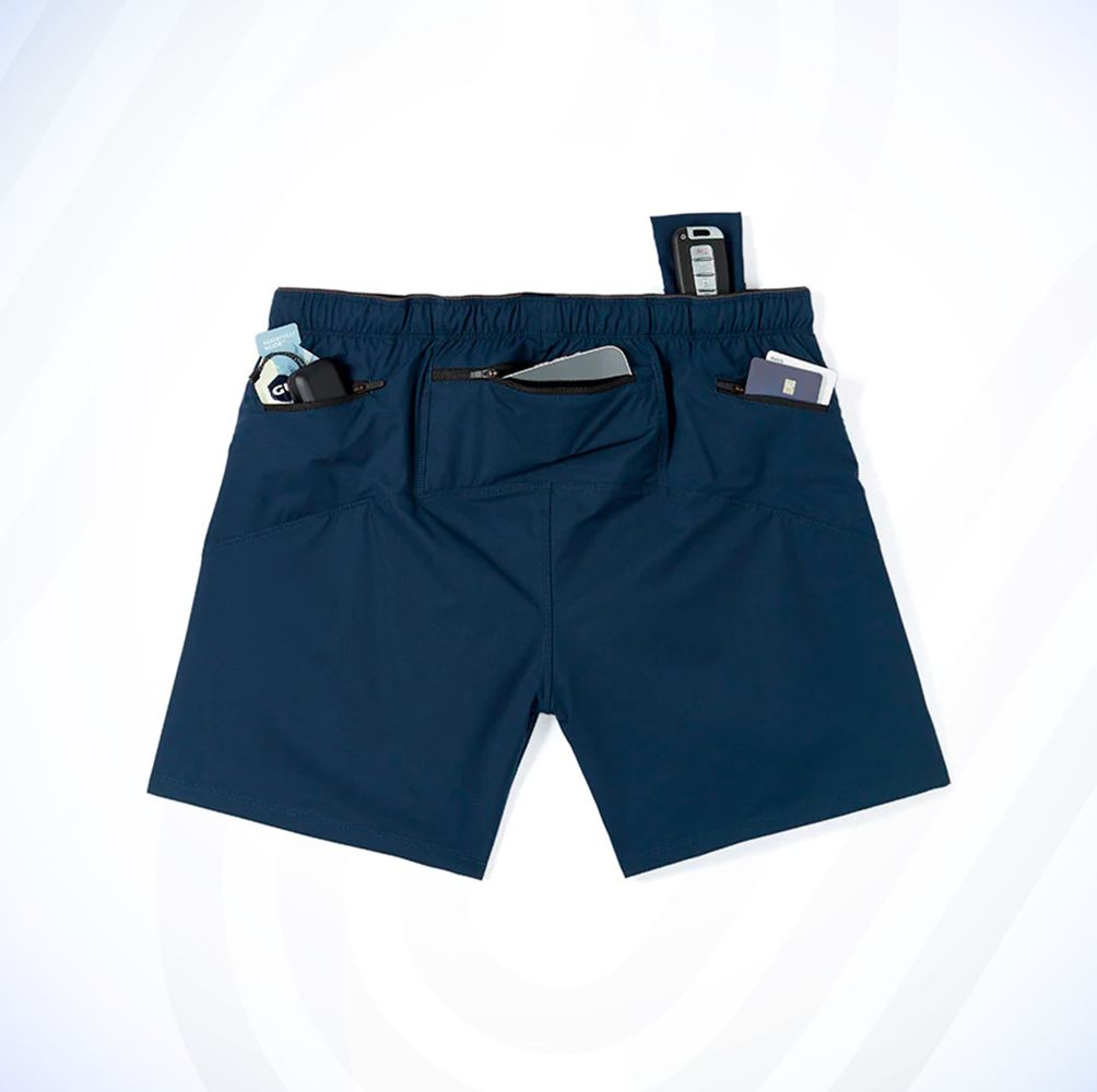 2-in-1 Summer Quick-Dry Running Shorts with Phone Pocket