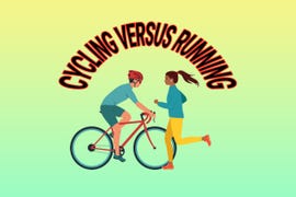 comparison of cycling and running activities