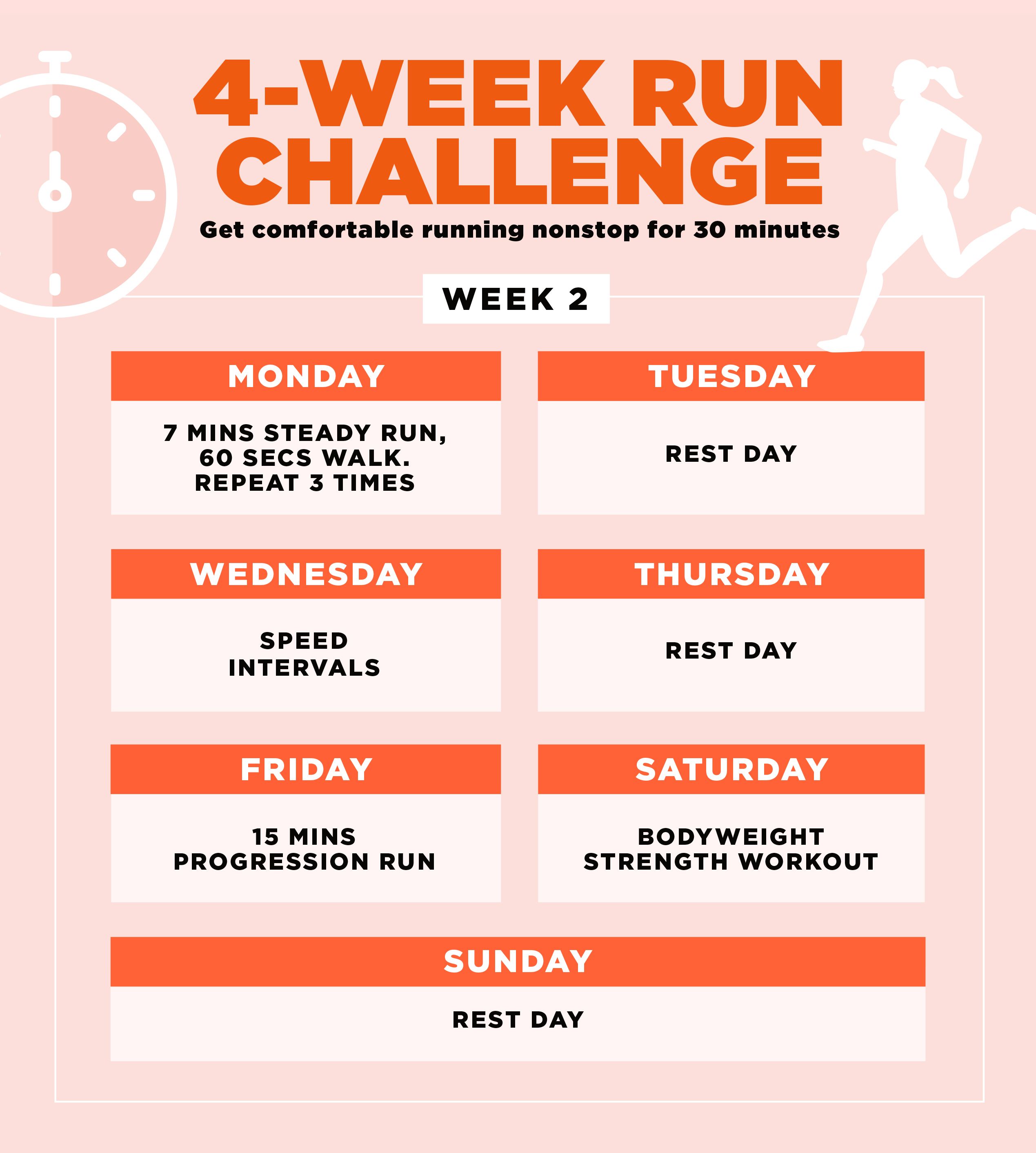 30 day running challenge