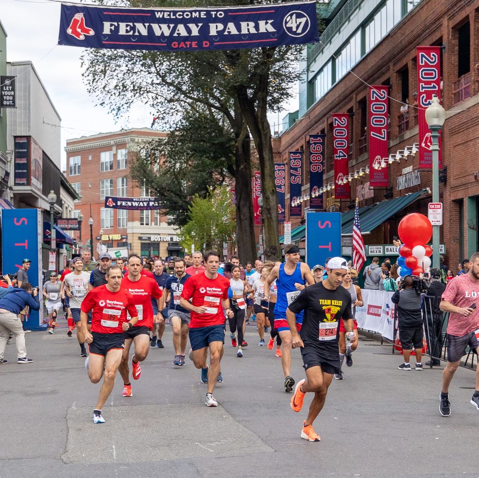 runners in the run to home base race in boston