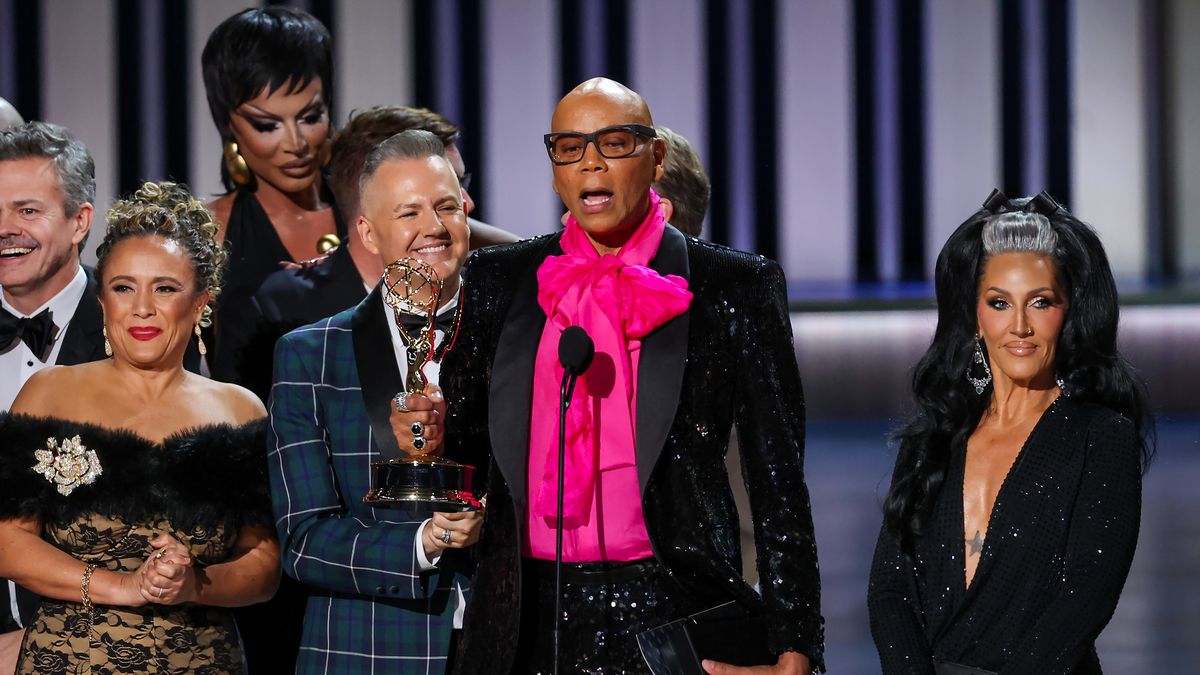 Drag Race's RuPaul calls out anti-drag rhetoric in history-making Emmys ...