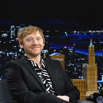 rupert grint gave a rare interview about daughter wednesday and this story is hilarious