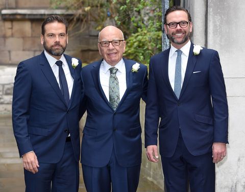 Jerry Hall Marries Media Mogul Rupert Murdoch At St Brides Church