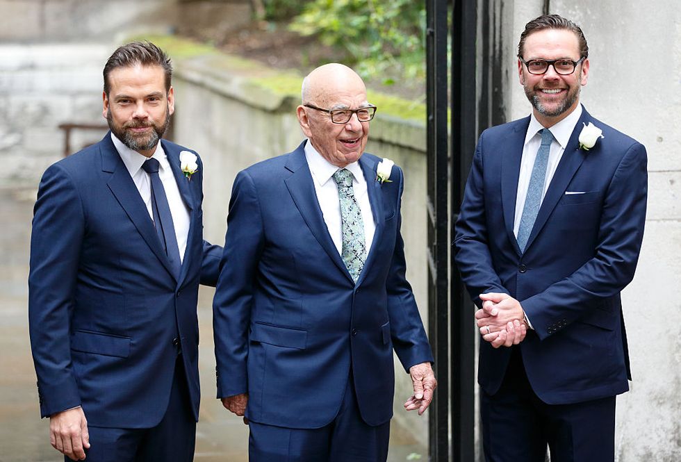 Jerry Hall Marries Media Mogul Rupert Murdoch At St Bride's Church