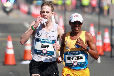 Galen Rupp at the 2016 Olympic Marathon Trials