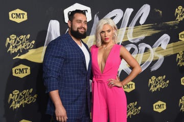 rusev and lana at the 2018 cmt music awards