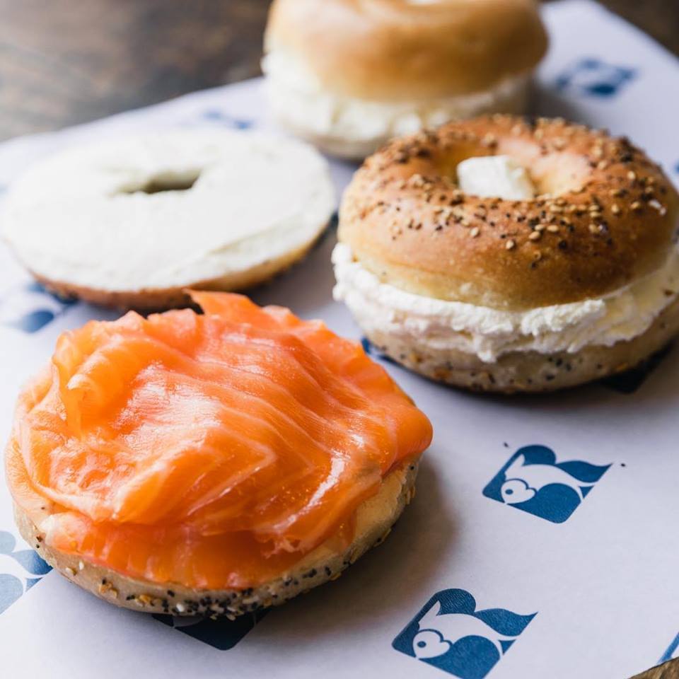 Dish, Food, Cuisine, Bagel, Ingredient, Baked goods, Doughnut, Lox, Finger food, Dessert, 