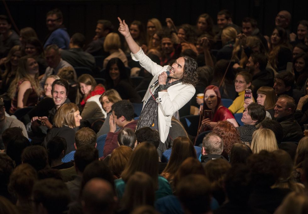 russell brand performs in frankfurt