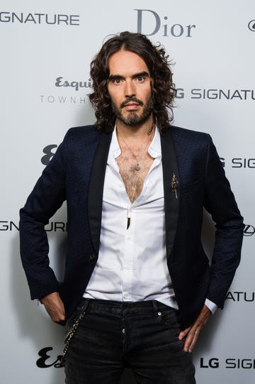 an evening with russell brand at esquire townhouse with dior