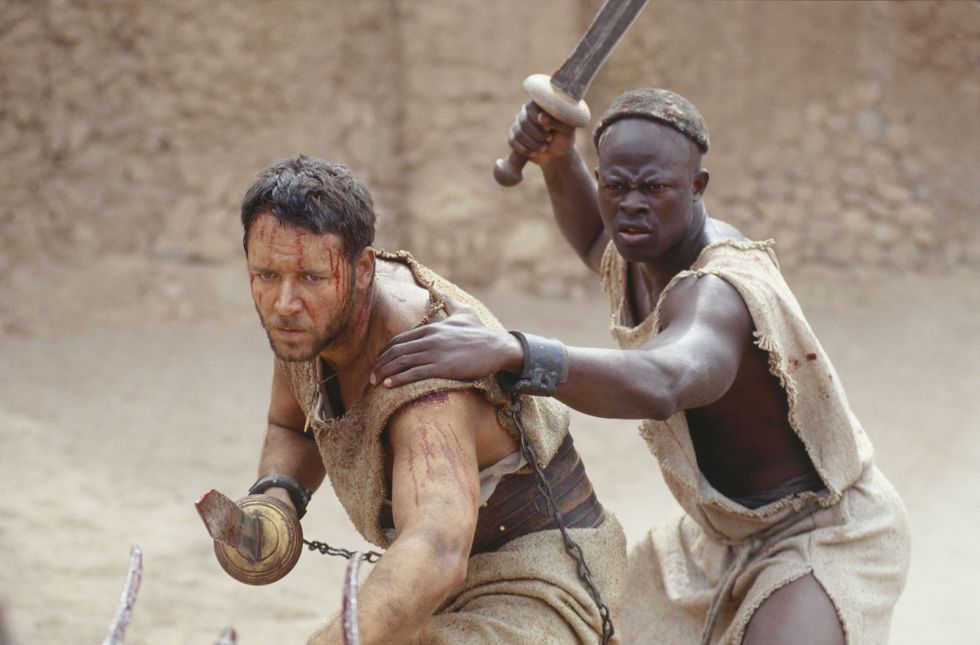 Russell Crowe, Djimon Hounsou, Gladiator
