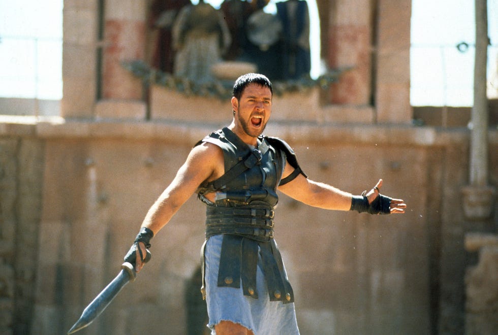 russell crowe in 'gladiator'