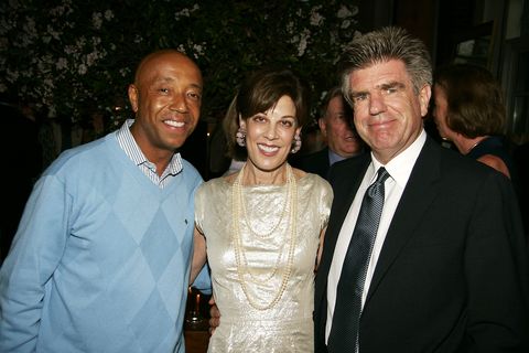 Russell Simmons, Peggy Siegal and Tom Freston, 2008. 