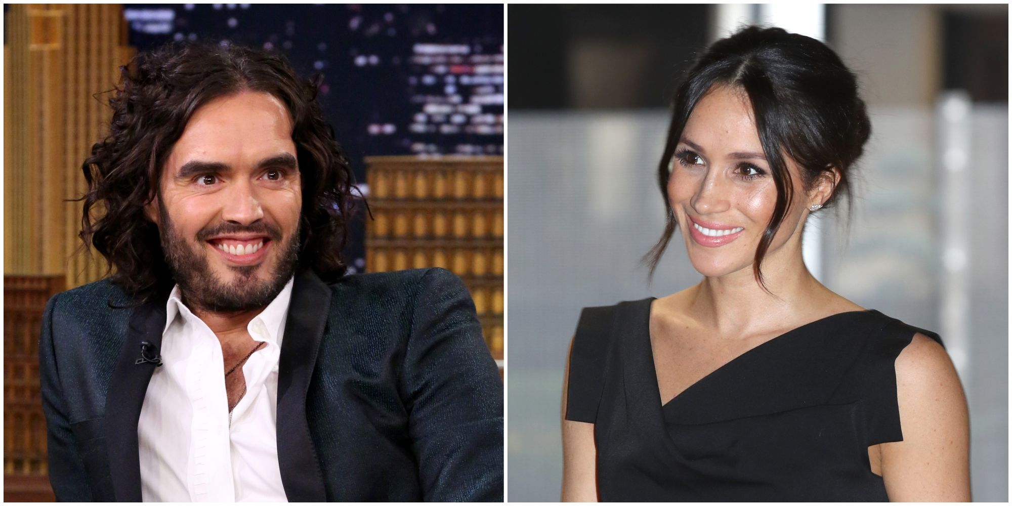 Russell Brand Admits He Once Kissed Meghan Markle Before She Became Famous image picture