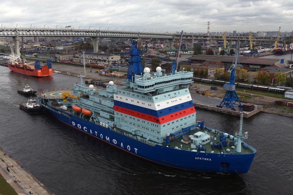 russian nuclear powered icebreaker arktika