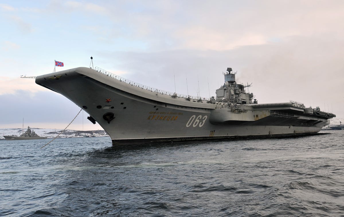 Russian Aircraft Carrier Admiral Kuznetsov Returning To Sea