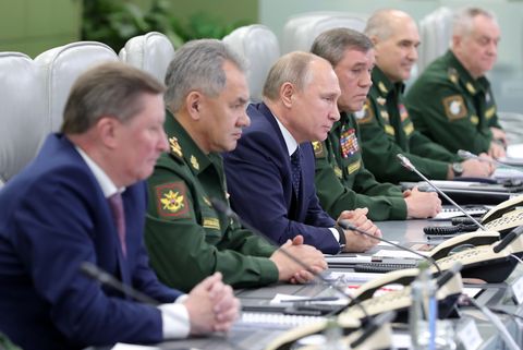 President Putin visits National Defense Management Center