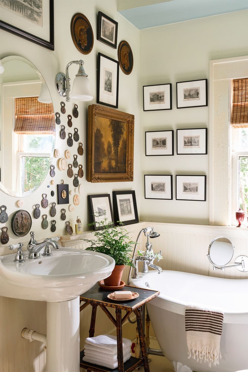 rustic bathroom ideas antique art