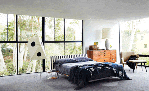 rustic modern bedroom
