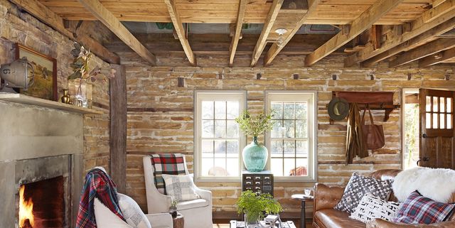 25 Rustic Living Room Ideas - Modern Rustic Living Room Decor and