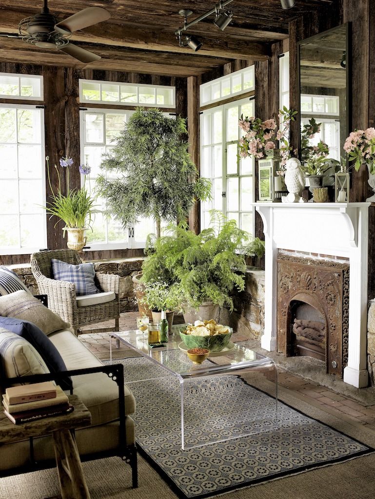 Rustic Living Room Natural Materials 1569463604 