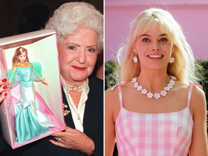 ruth handler and margot robbie as barbie